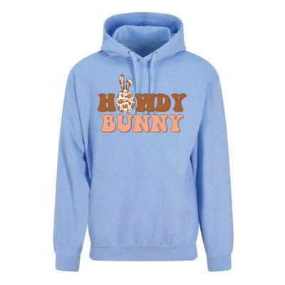 Howdy Bunny Funny Cute Cowboy Cowgirl Easter Unisex Surf Hoodie