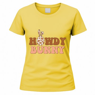 Howdy Bunny Funny Cute Cowboy Cowgirl Easter Women's T-Shirt