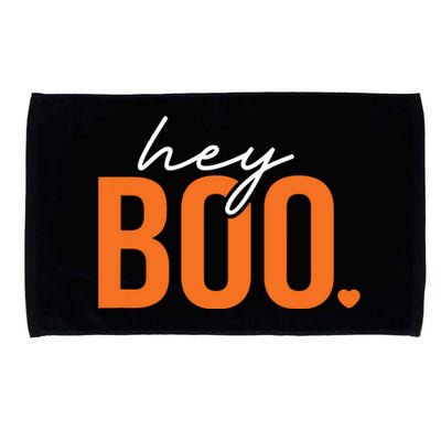 Hey Boo Funny Halloween Pun Ghost Spooky Toddler Microfiber Hand Towel