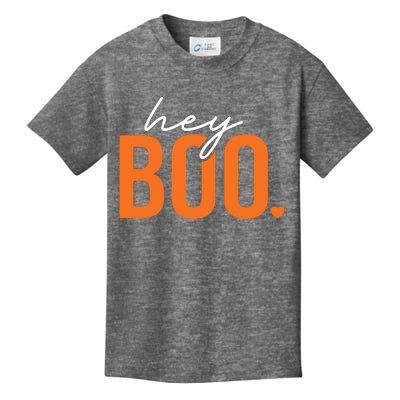 Hey Boo Funny Halloween Pun Ghost Spooky Toddler Kids T-Shirt