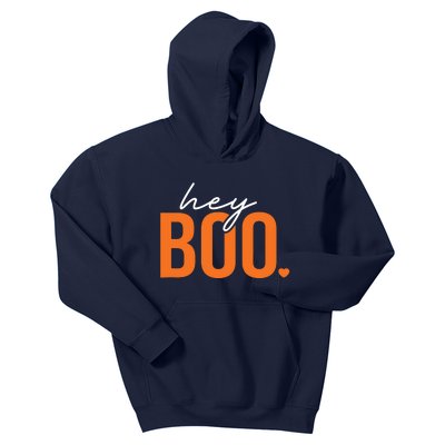 Hey Boo Funny Halloween Pun Ghost Spooky Toddler Kids Hoodie