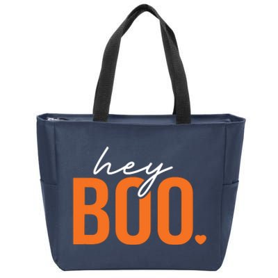 Hey Boo Funny Halloween Pun Ghost Spooky Toddler Zip Tote Bag