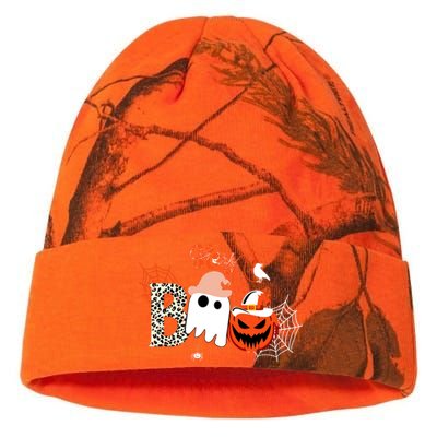 Hey Boo Funny Halloween Cute Ghost Pumpkin Kati Licensed 12" Camo Beanie