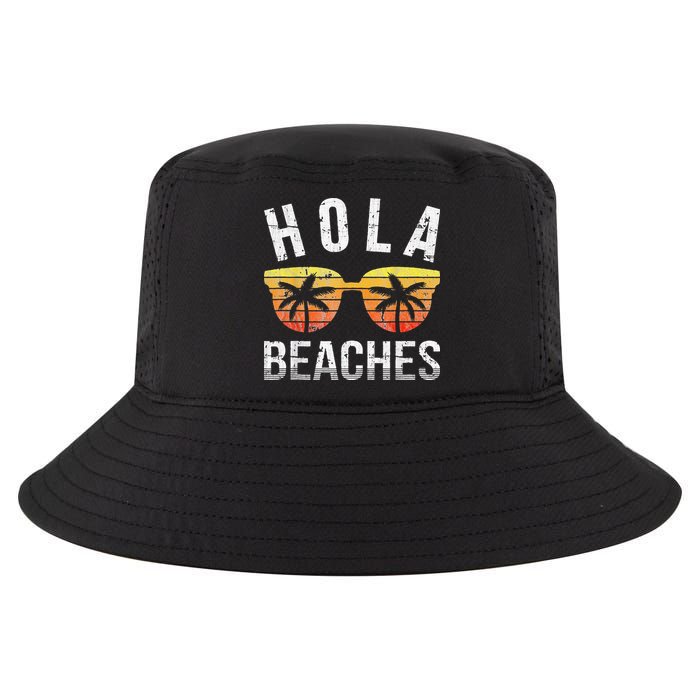 Hola Beaches Funny Beach Vacation Cool Comfort Performance Bucket Hat