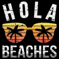 Hola Beaches Funny Beach Vacation Premium T-Shirt