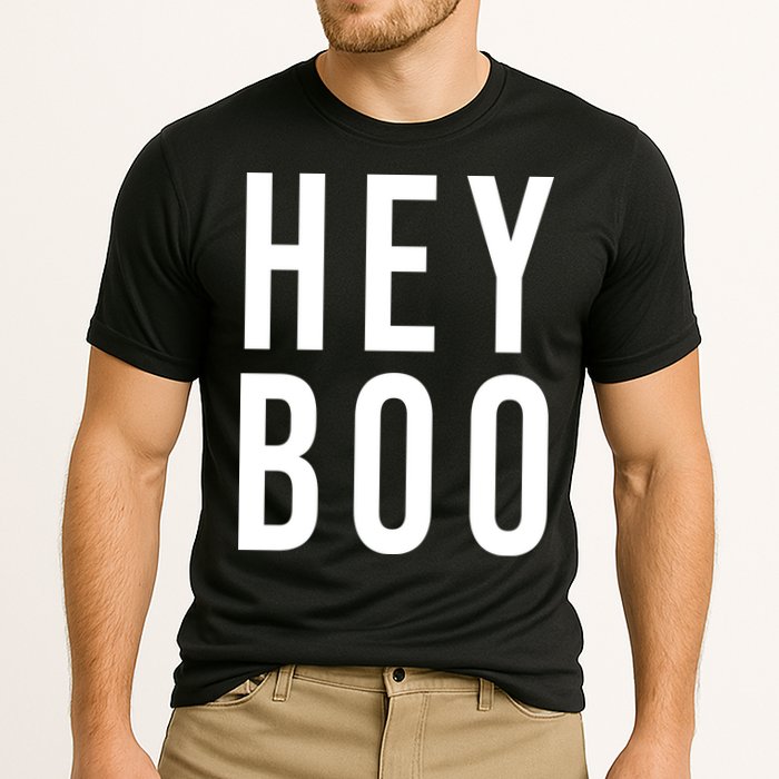 Hey Boo Funny Halloween Festive Cooling Performance Crew T-Shirt
