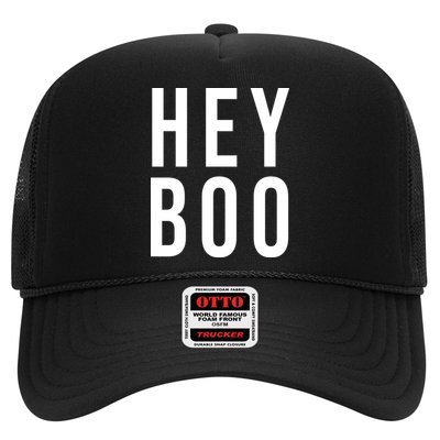 Hey Boo Funny Halloween Festive Trucker Hat