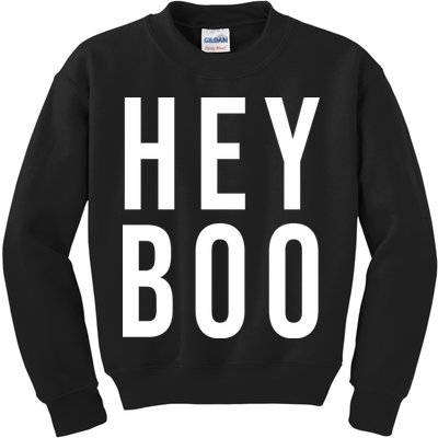 Hey Boo Funny Halloween Festive Kids Sweatshirt