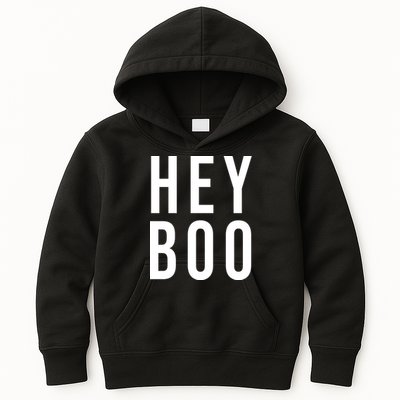 Hey Boo Funny Halloween Festive Kids Hoodie