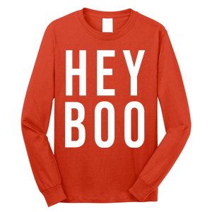 Hey Boo Funny Halloween Festive Long Sleeve Shirt