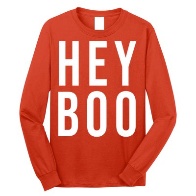 Hey Boo Funny Halloween Festive Long Sleeve Shirt