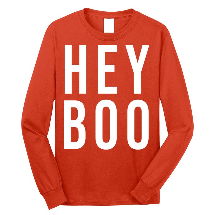 Hey Boo Funny Halloween Festive Long Sleeve Shirt