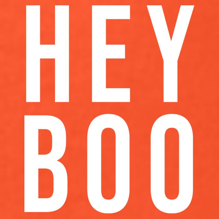 Hey Boo Funny Halloween Festive Button