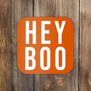 Hey Boo Funny Halloween Festive Coaster