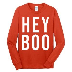 Hey Boo Funny Halloween Festive Tall Long Sleeve T-Shirt