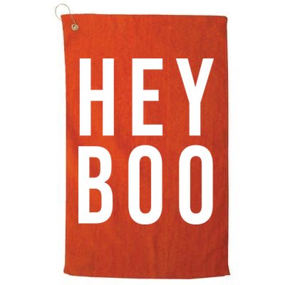 Hey Boo Funny Halloween Festive Golf Towel