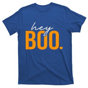 Hey Boo Funny Halloween Pun Ghost Spooky T-Shirt