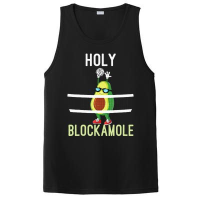 Holy Blockamole Funny Volleyball Block Avocado PosiCharge Competitor Tank