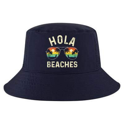 Hola Beaches Funny Aloha Beach Shirt Family Summer Vacation Cool Comfort Performance Bucket Hat