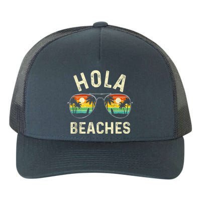 Hola Beaches Funny Aloha Beach Shirt Family Summer Vacation Yupoong Adult 5-Panel Trucker Hat