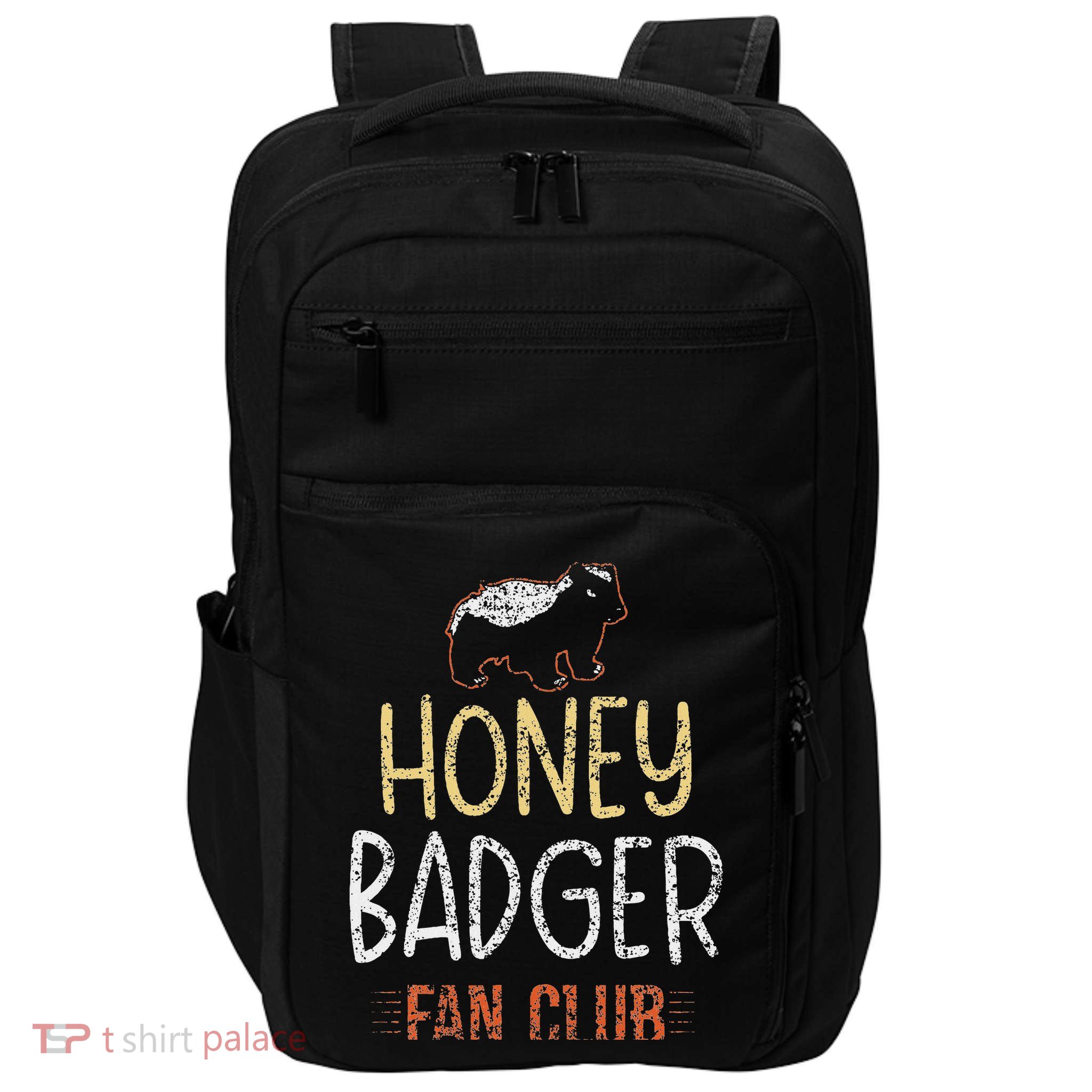Honey Badger Fan Club Lover Animal Cute Honey Badger Impact Tech Backpack