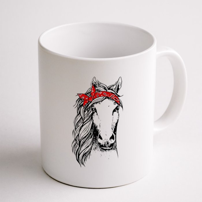 Horse Bandana For Horseback Riding Horse Lover Coffee Mug