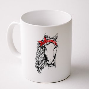 Horse Bandana For Horseback Riding Horse Lover Coffee Mug