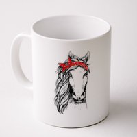 Horse Bandana For Horseback Riding Horse Lover Coffee Mug