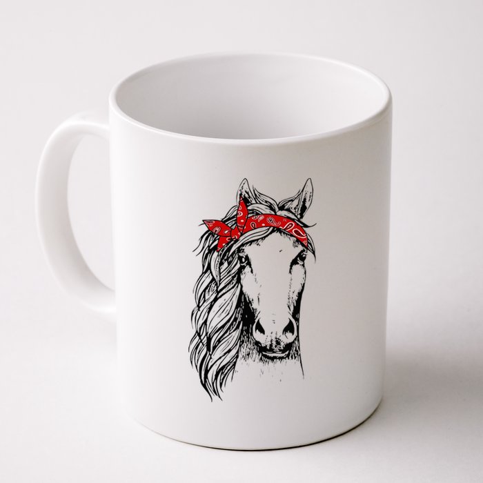 Horse Bandana For Horseback Riding Horse Lover Coffee Mug