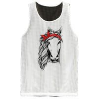 Horse Bandana For Horseback Riding Horse Lover Mesh Reversible Basketball Jersey Tank