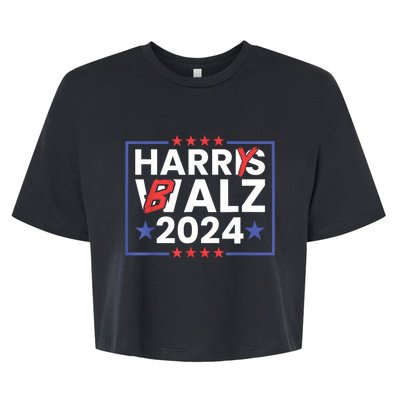 Harrys Balz Funny Harry Balz 2024 Bella+Canvas Jersey Crop Tee