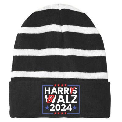 Harrys Balz Funny Harry Balz 2024 Striped Beanie with Solid Band