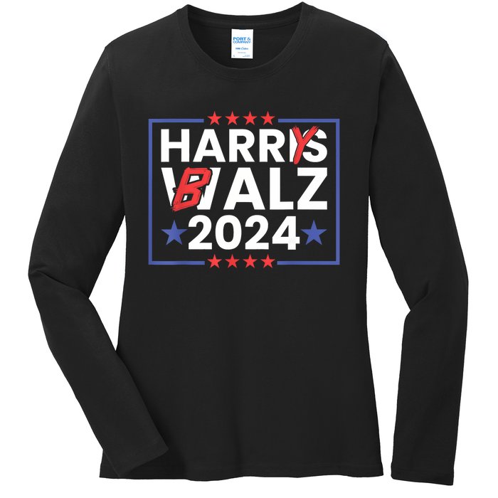 Harrys Balz Funny Harry Balz 2024 Ladies Long Sleeve Shirt