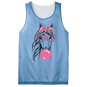 Horse Bandana For Horseback Riding Horse Lover Mesh Reversible Basketball Jersey Tank