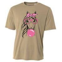 Horse Bandana For Horseback Riding Horse Lover Cooling Performance Crew T-Shirt