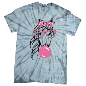 Horse Bandana For Horseback Riding Horse Lover Tie-Dye T-Shirt