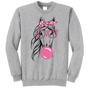 Horse Bandana For Horseback Riding Horse Lover Sweatshirt