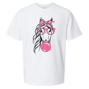 Horse Bandana For Horseback Riding Horse Lover Sueded Cloud Jersey T-Shirt