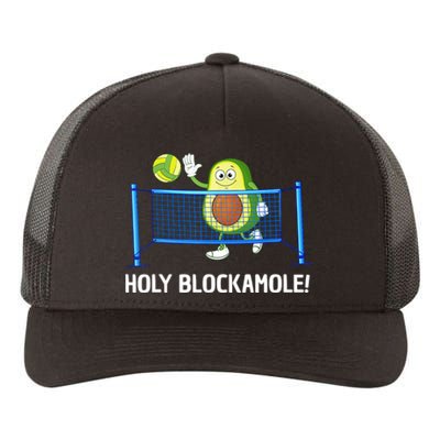 Holy Blockamole Funny Volleyball Lover Yupoong Adult 5-Panel Trucker Hat