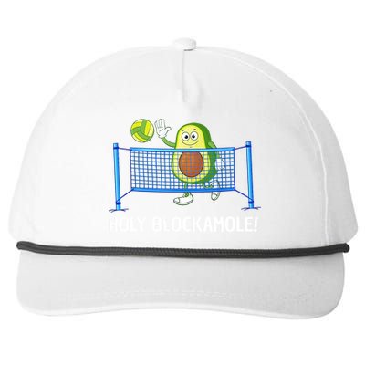 Holy Blockamole Funny Volleyball Lover Snapback Five-Panel Rope Hat