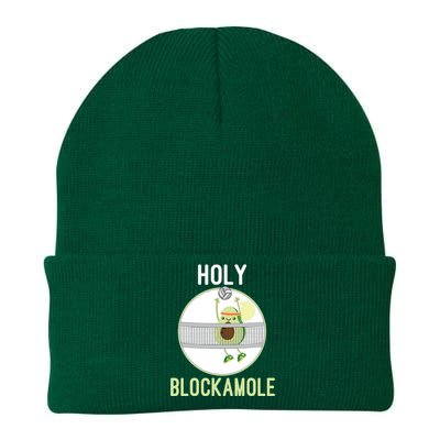 Holy Blockamole Funny Volleyball Block Avocado Teen Knit Cap Winter Beanie