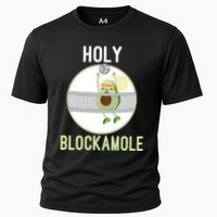 Holy Blockamole Funny Volleyball Block Avocado Teen Cooling Performance Crew T-Shirt