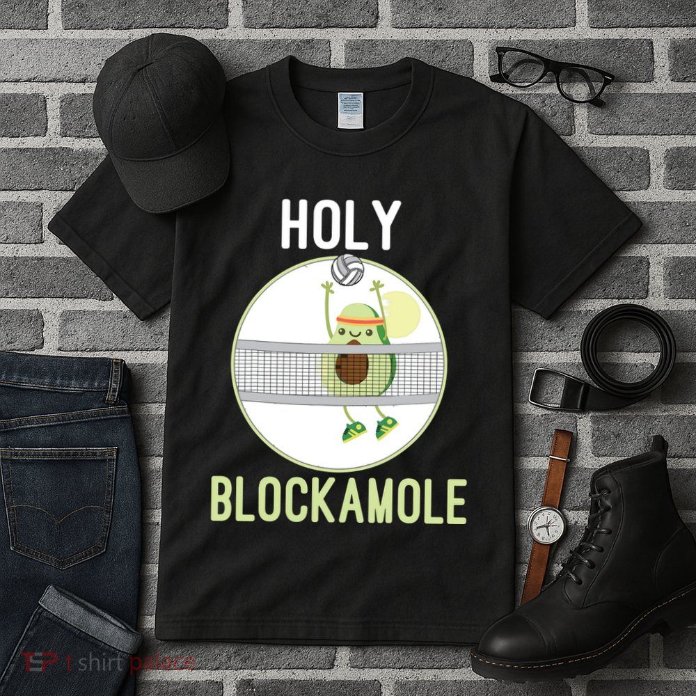 Holy Blockamole Funny Volleyball Block Avocado Teen Tall T-Shirt
