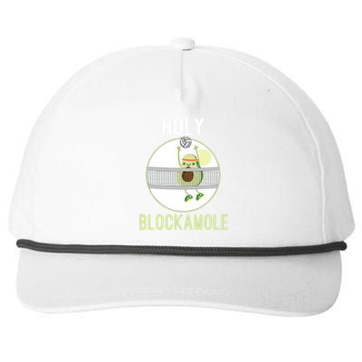 Holy Blockamole Funny Volleyball Block Avocado Teen Snapback Five-Panel Rope Hat