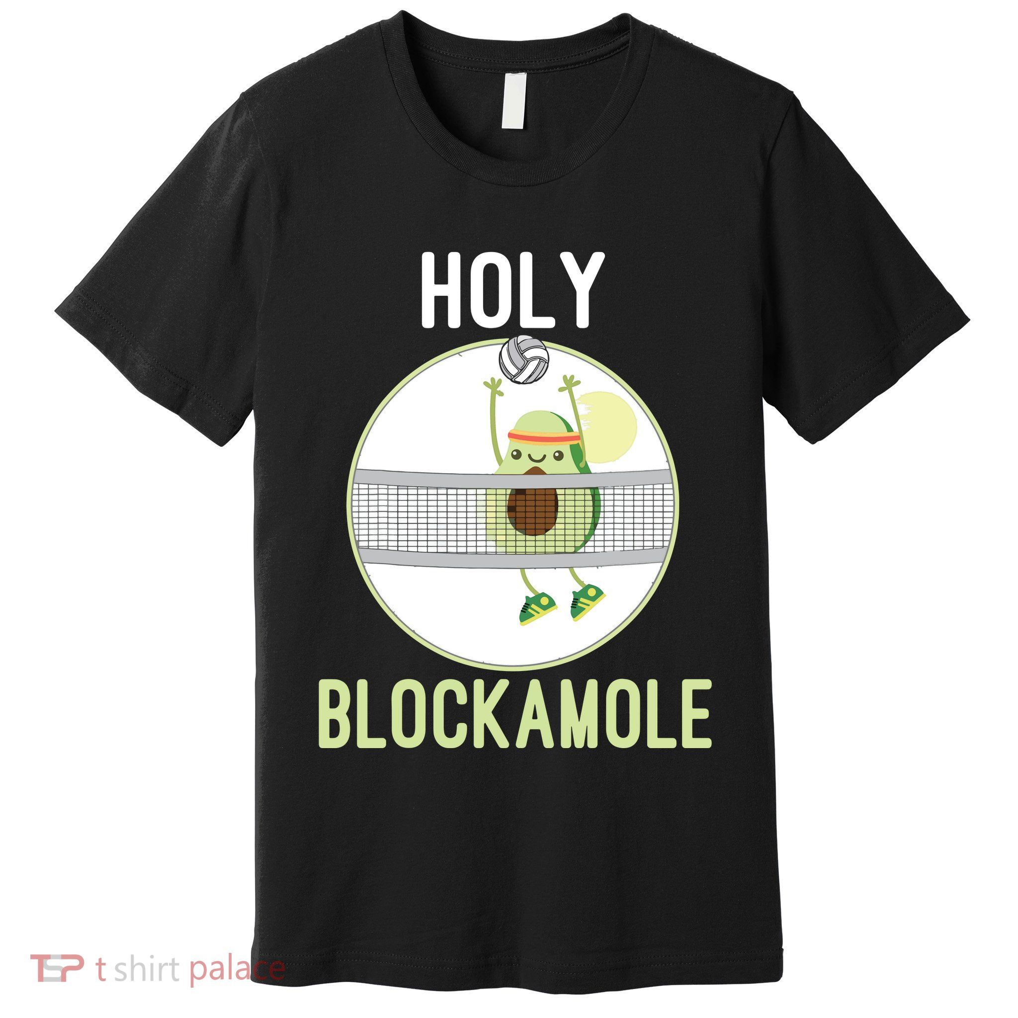 Holy Blockamole Funny Volleyball Block Avocado Teen Premium T-Shirt