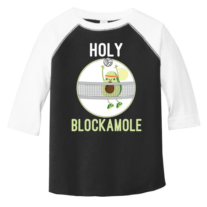 Holy Blockamole Funny Volleyball Block Avocado Teen Toddler Fine Jersey T-Shirt