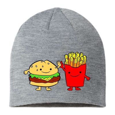 Hamburger Burger Fast Food French Fries Sustainable Beanie