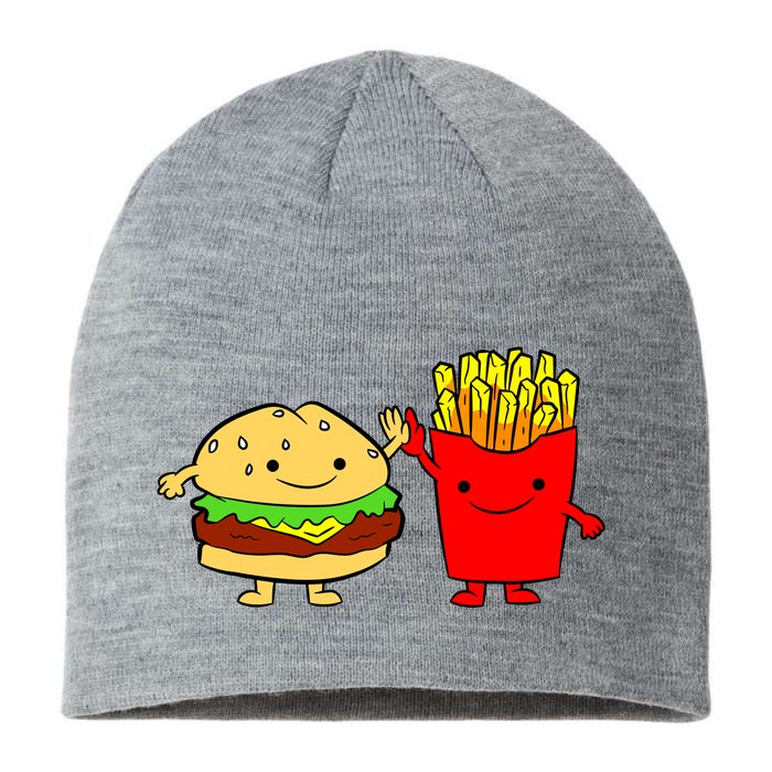 Hamburger Burger Fast Food French Fries Sustainable Beanie