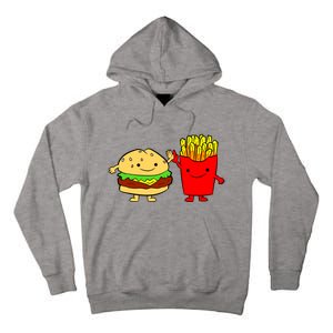 Hamburger Burger Fast Food French Fries Tall Hoodie