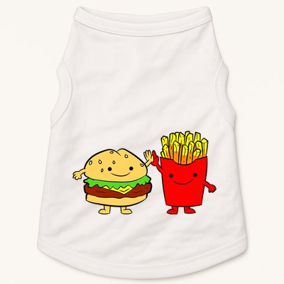 Hamburger Burger Fast Food French Fries Doggie Tank